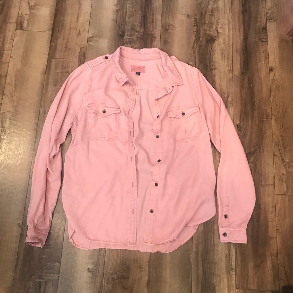 Pink Button up Shirt